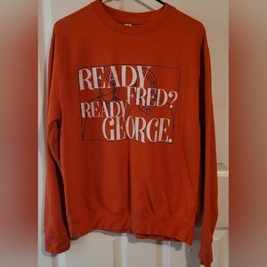 Harry Potter Fred and George Weasley Crewneck Sweatshirt - Size Medium